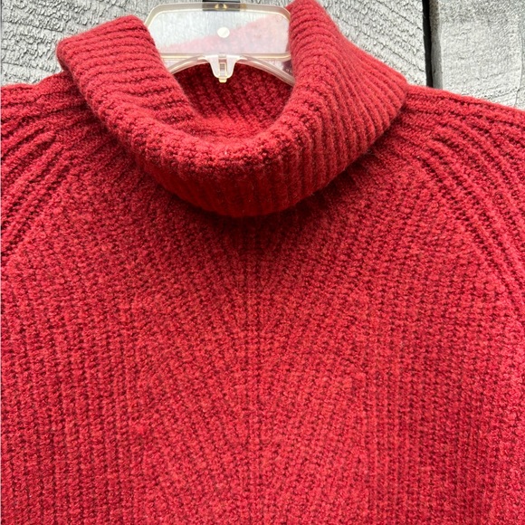 Madewell Bulky Burnt Orange Turtleneck Sweater XL - Picture 2 of 10